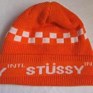 Stüssy Orange Knit Beanie